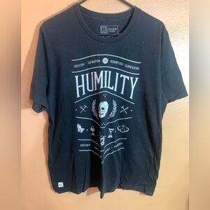 Humble Beast Black Humility Graphic T-Shirt -XL